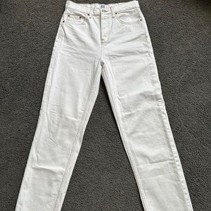 BDG White Denim Jeans